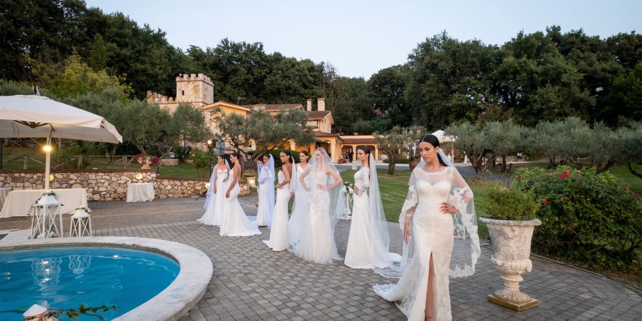 LA SPOSA DE LA VIE EN BLANC ATELIER SORGE DALLE ACQUE COME LA VENERE DI BOTTICELLI