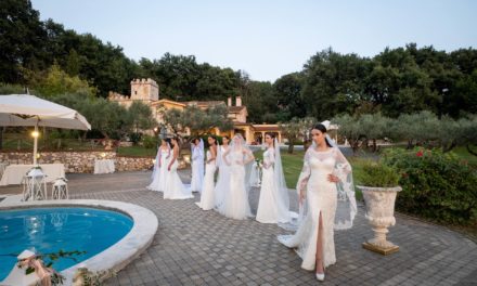 LA SPOSA DE LA VIE EN BLANC ATELIER SORGE DALLE ACQUE COME LA VENERE DI BOTTICELLI