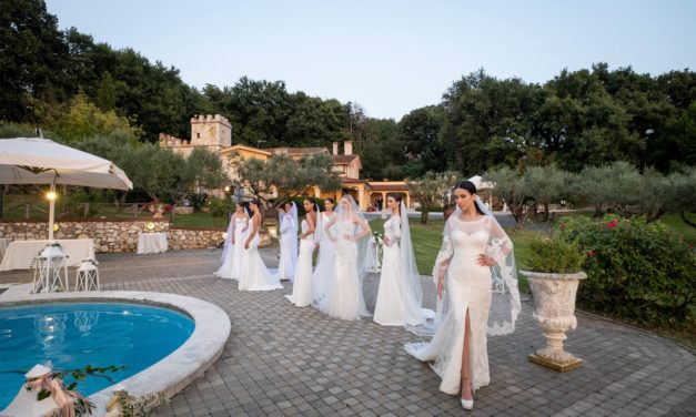 LA SPOSA DE LA VIE EN BLANC ATELIER SORGE DALLE ACQUE COME LA VENERE DI BOTTICELLI