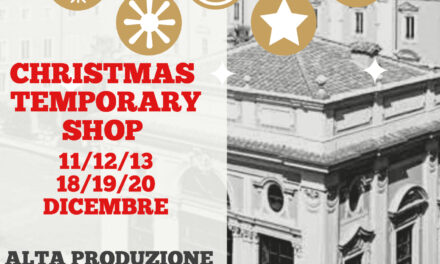 CHRISTMAS TEMPORARY SHOP NELLA COFFEE HOUSE DI PALAZZO COLONNA