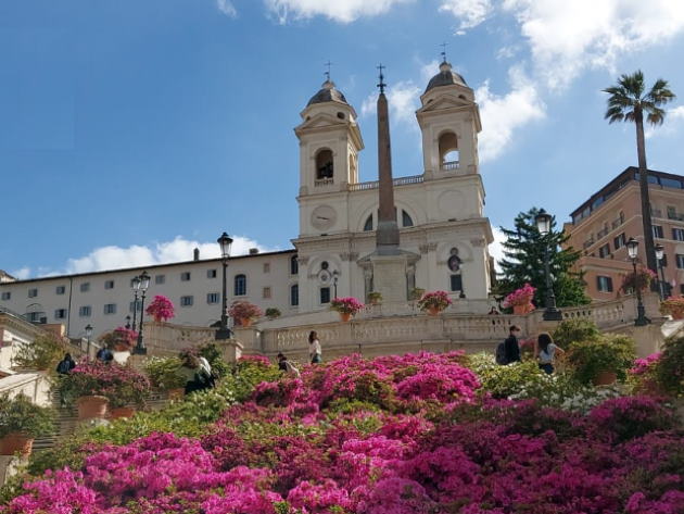 Orticola di Roma - Scalinata Trinità dei Monti