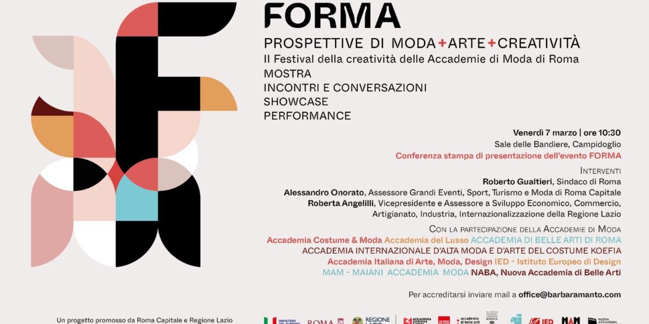 La creatività di Roma prende FORMA