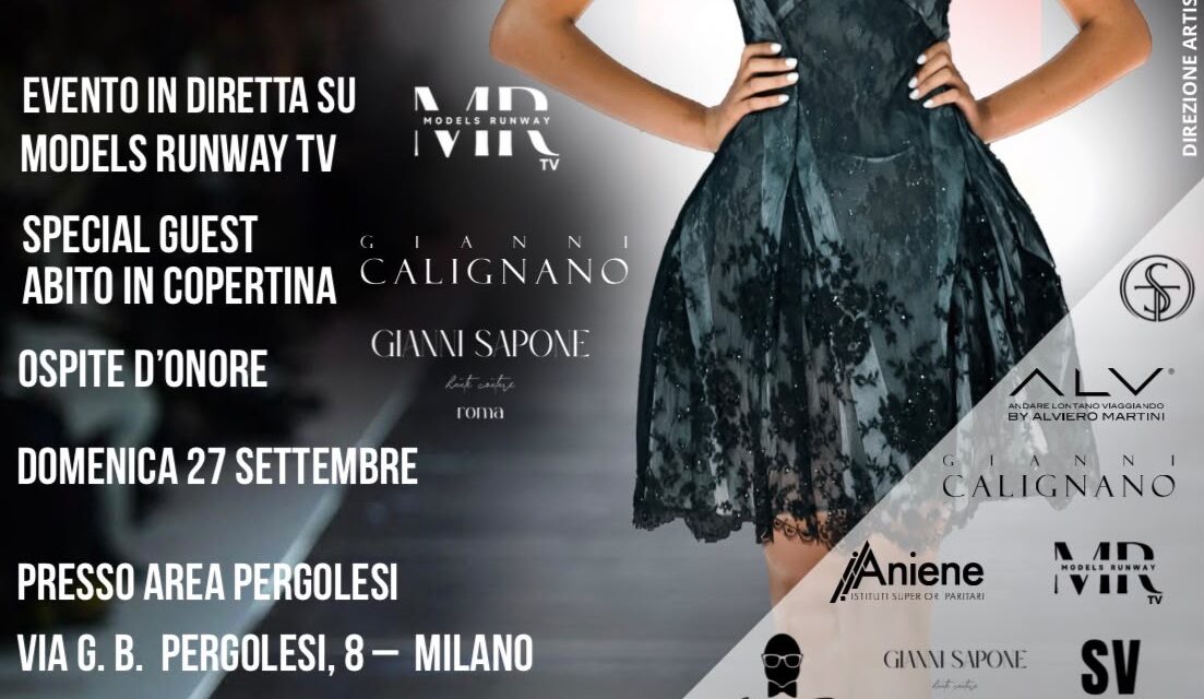 X° edizione del Milano Fashion Show #Fashion Week 2026 di Steven G. Torrisi