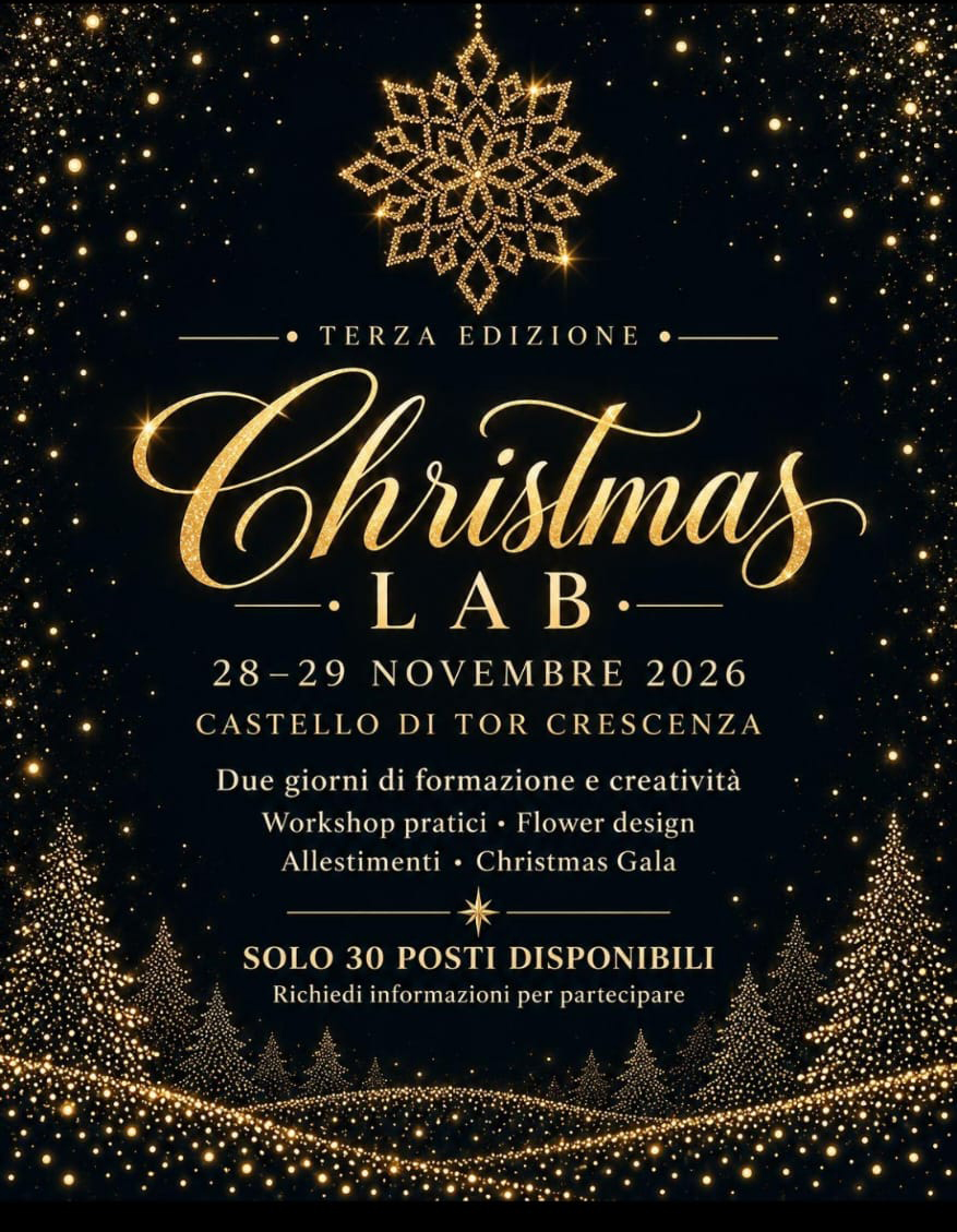 Christmas Lab, torna a Roma l’appuntamento firmato dalla wedding planner Erika Morgera